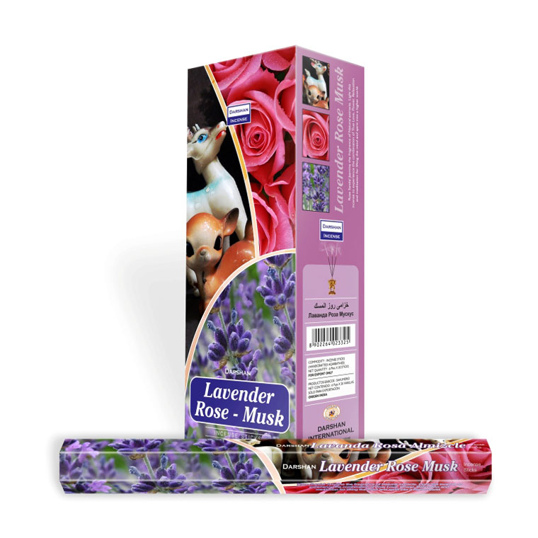 DARSHAN LAVENDER ROSE MUSK HEXA