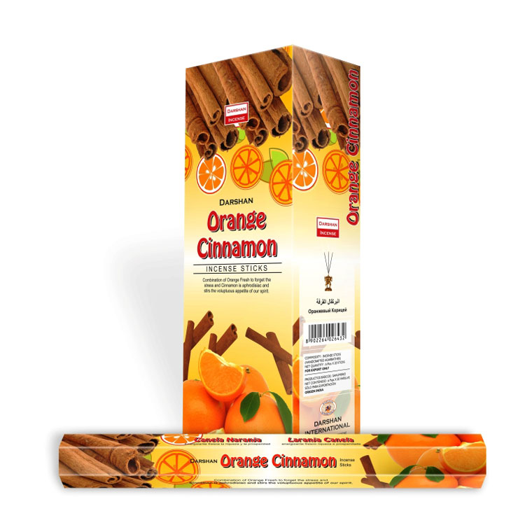 DARSHAN ORANGE CINNAMON HEXA