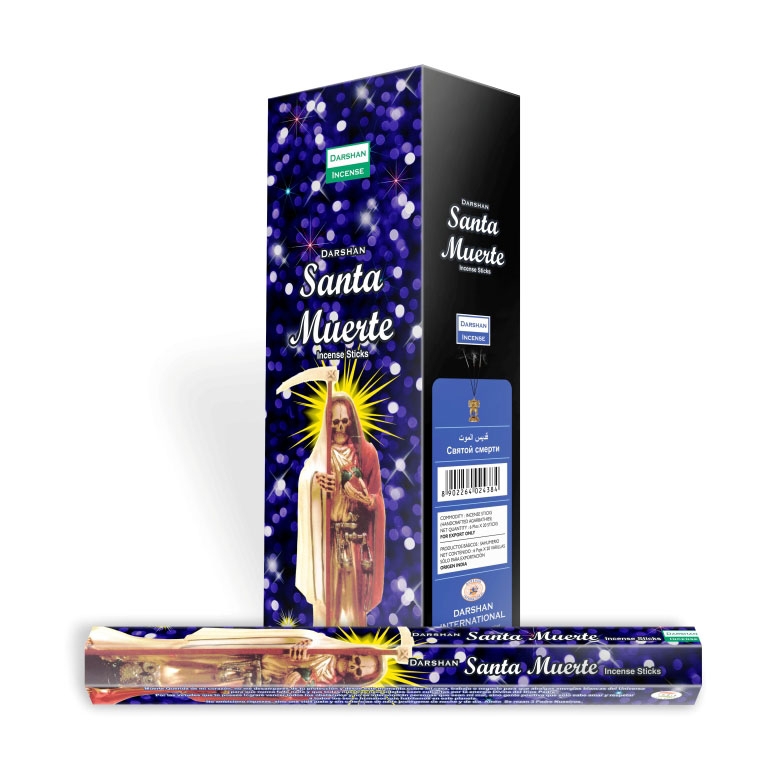 DARSHAN SANTA MUERTE BLACK HEXA