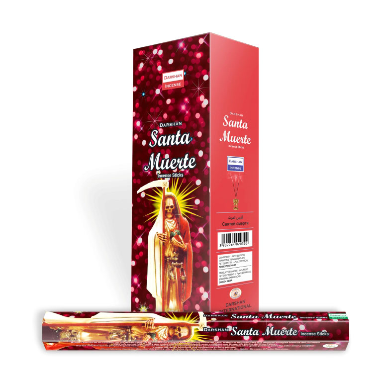 DARSHAN SANTA MUERTE RED HEXA