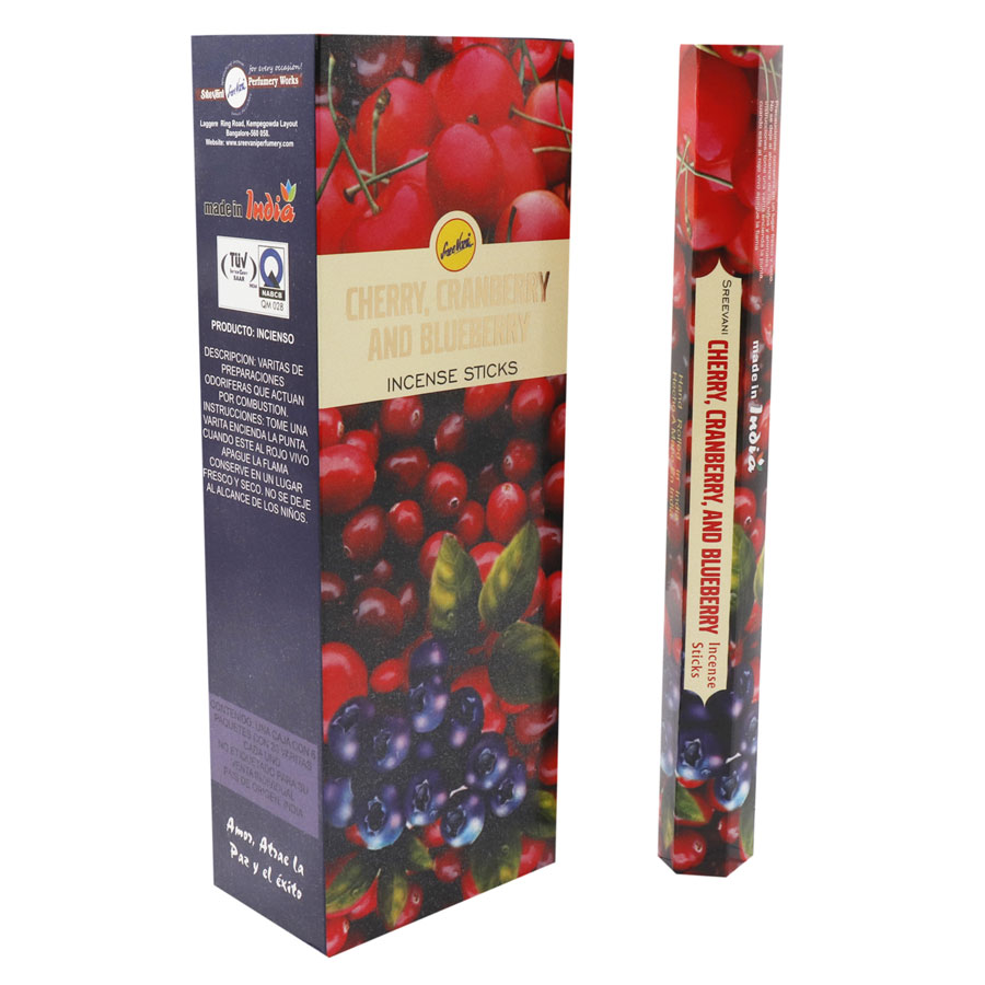 CHERRY CRANBERRY AND BLUEBERRY / CEREZA ARANDANO Y MORA AZUL
